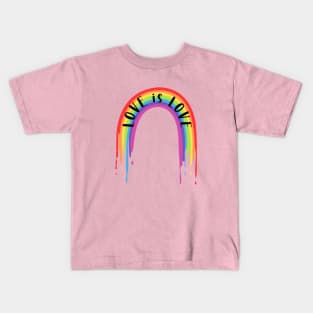 Love is Love Rainbow Kids T-Shirt